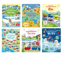 Combo 1: First sticker book - Sách dán hình đầu đời cho bé (6 tập)